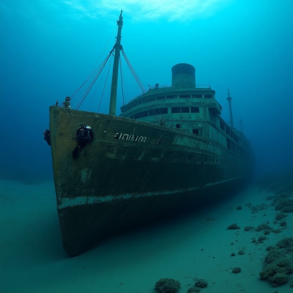 Wreck diving at SS Yongala