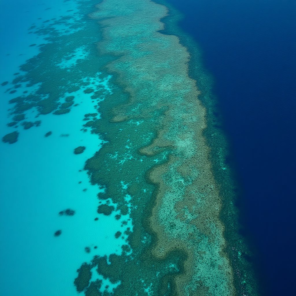 Divers exploring the Great Barrier Reef
