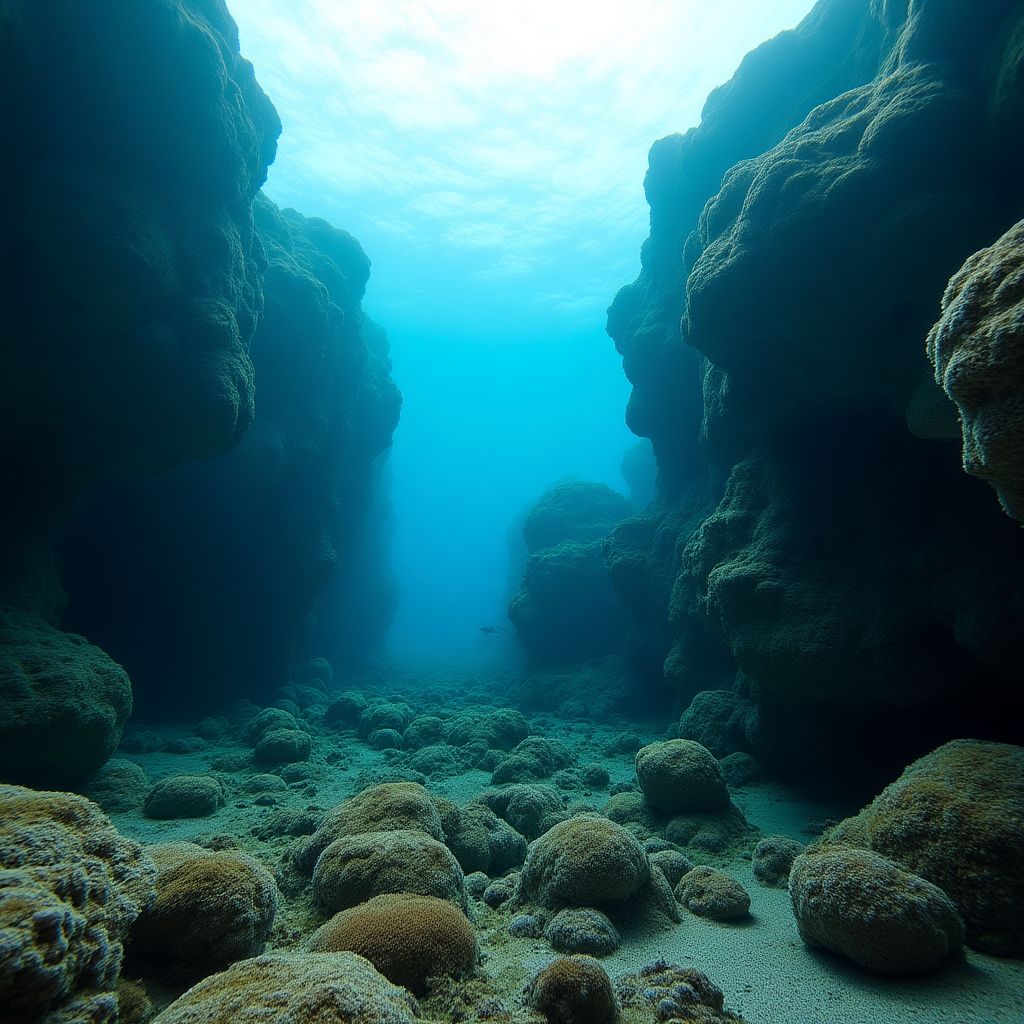 Divers exploring Julian Rocks Marine Reserve